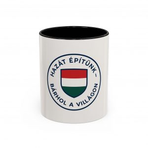 Támogatói bögre – „Hazát építünk – bárhol a világon” (KMSZ)